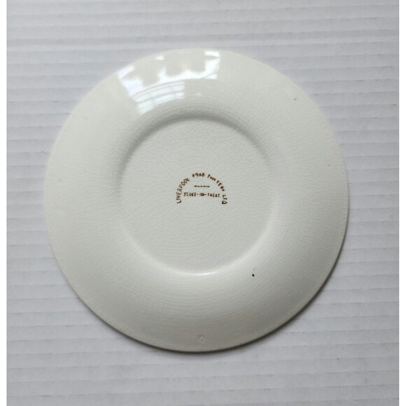 Vintage Liverpool Road Pottery Ltd. Decorative Plate Stoke-on-Trent England - Picture 3 of 5